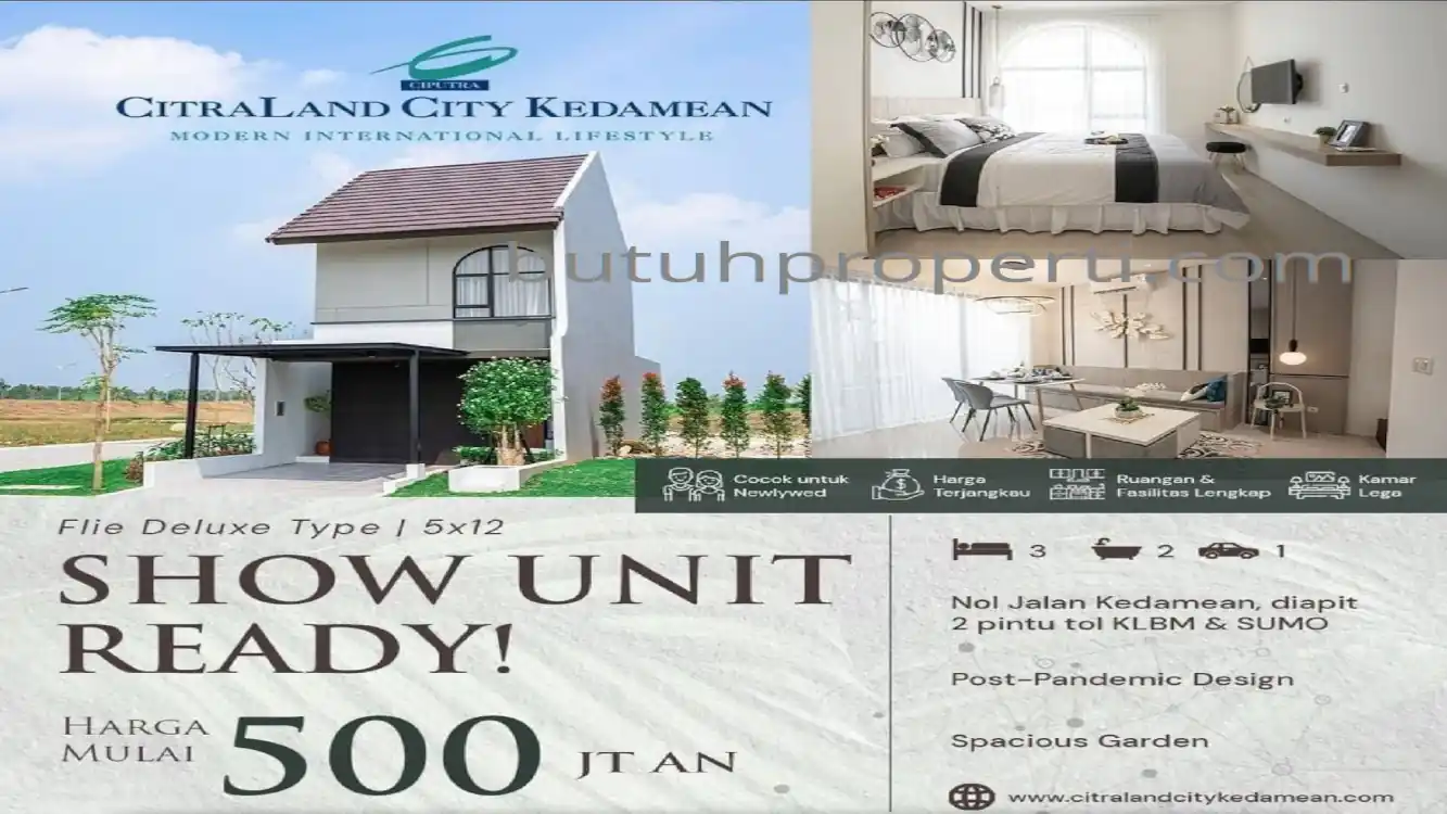 Rumah Contoh #1 CitraLand City Kedamean